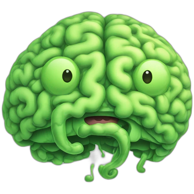 Slimy Brain emoji