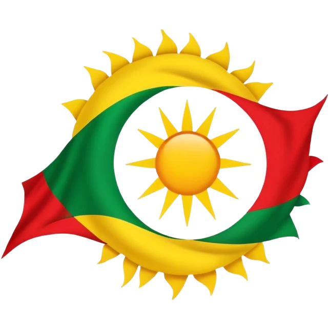 Kurdish flag emoji