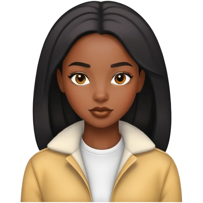 aesthetic black girl emoji