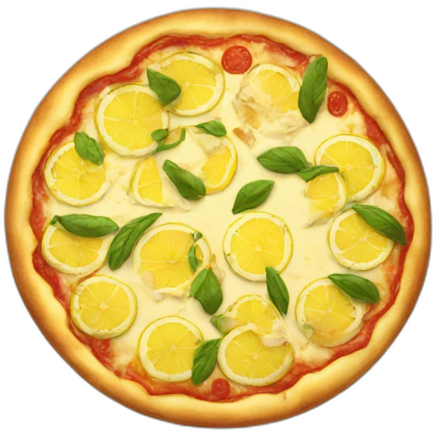 lemon pizza emoji