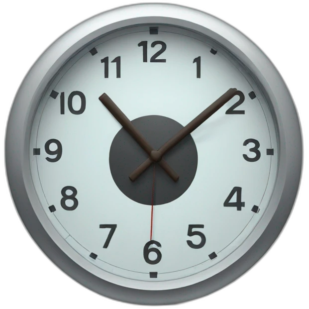 38-minute clock emoji