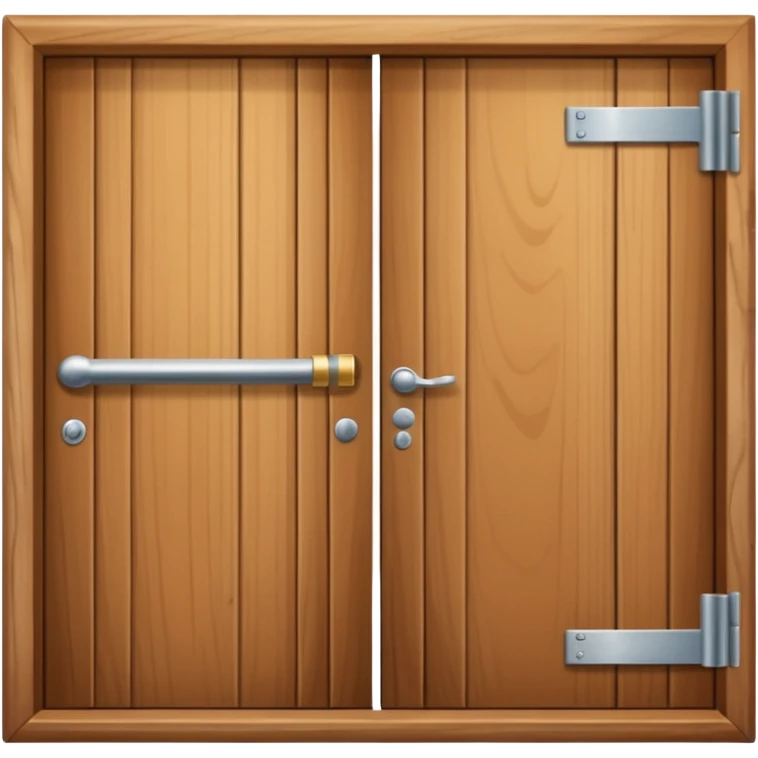 A door opening like logout symbol emoji