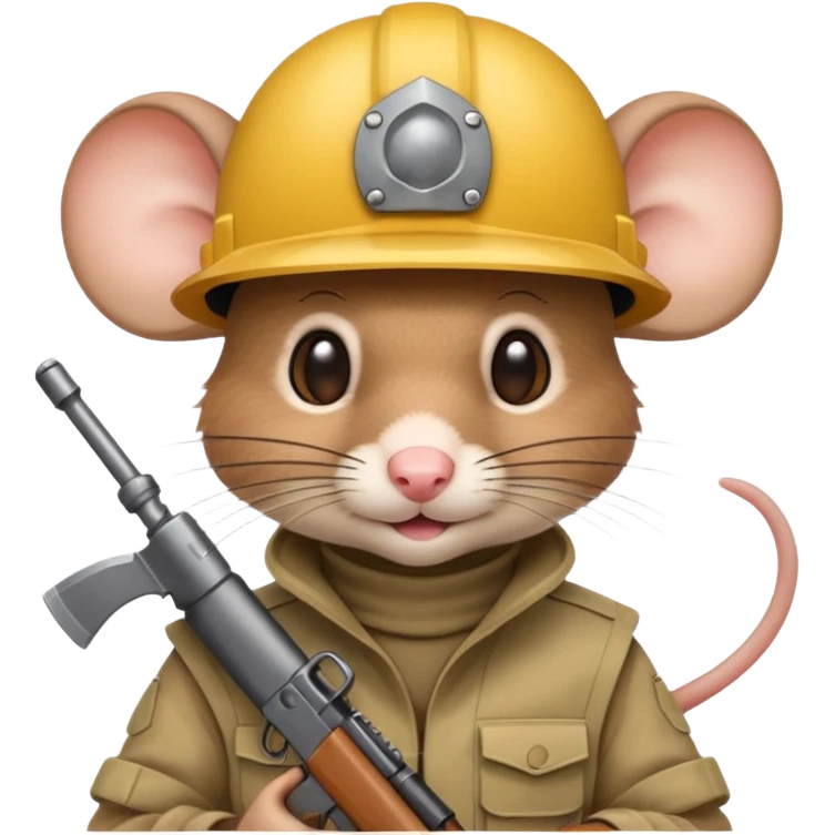 🐁🔫 belico emoji