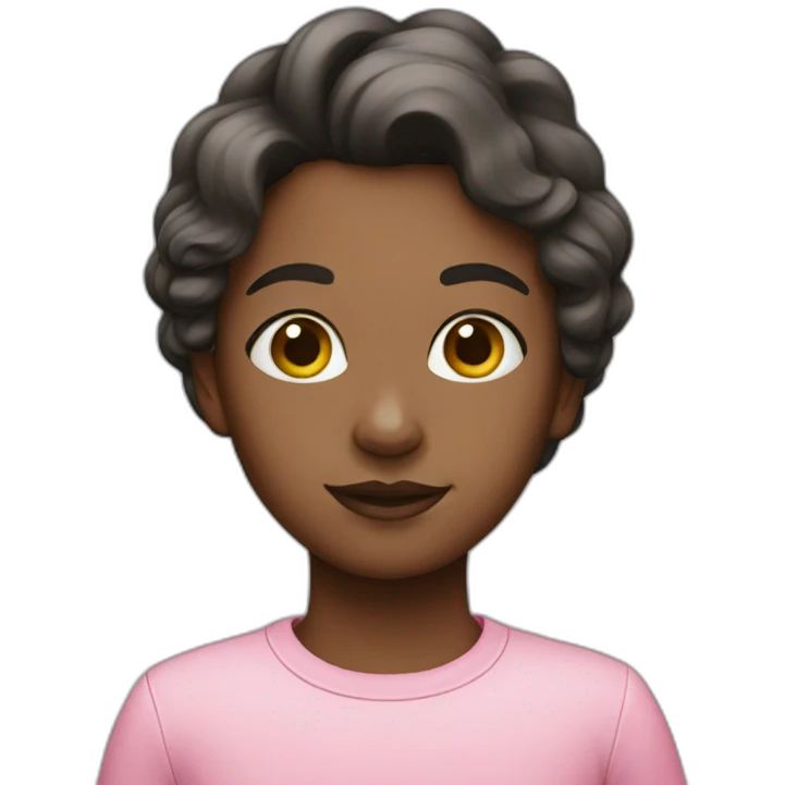 Pink girl emoji