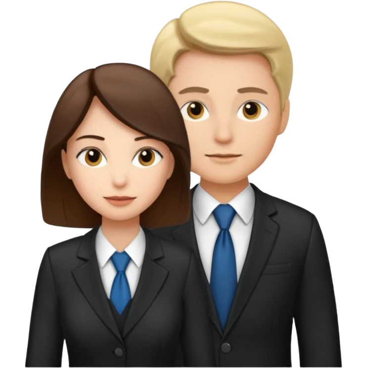 
female lawyer helping a man emoji