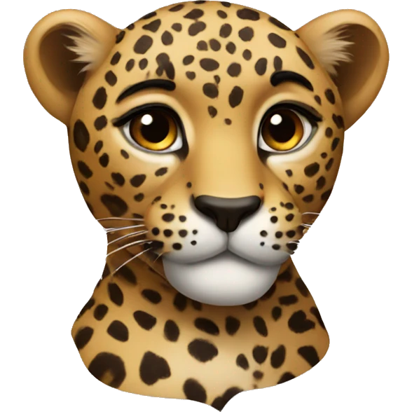 Heart like leopard  emoji