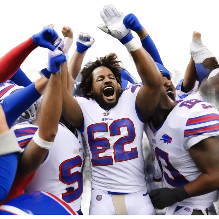 Bills beating the Chiefs in the AFC championship emoji