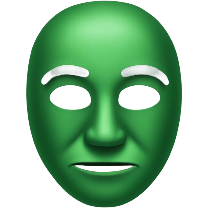 green mask  emoji