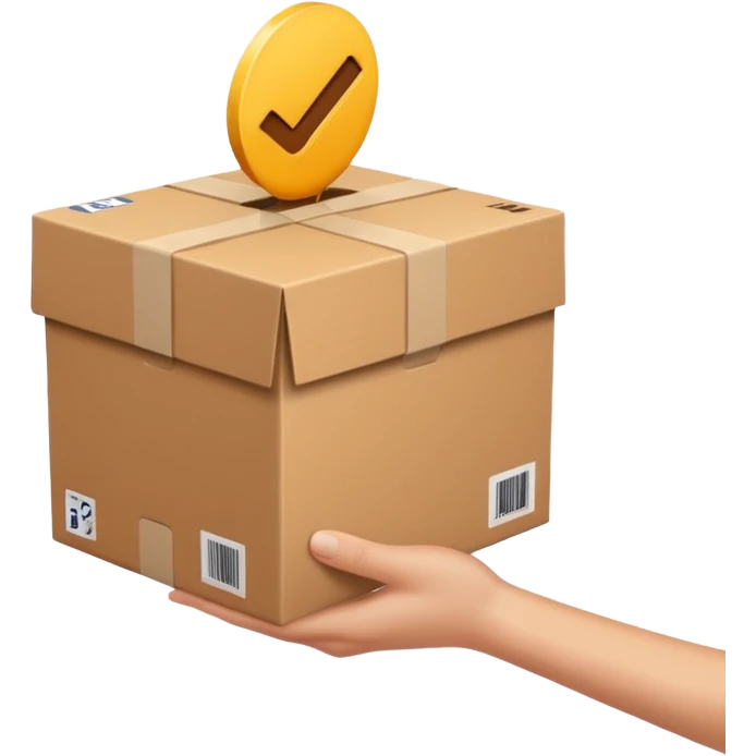 handing box normal package emoji