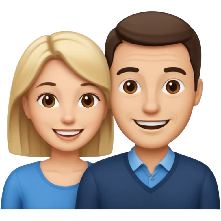 husband and wife talking emoji