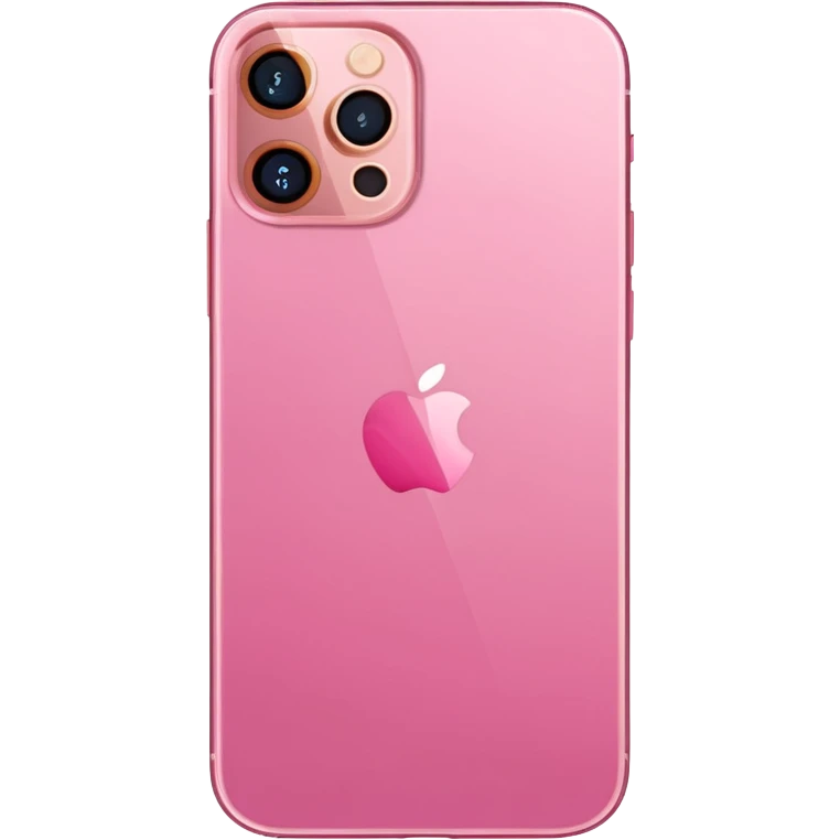 Pink iphone 12 pro max emoji