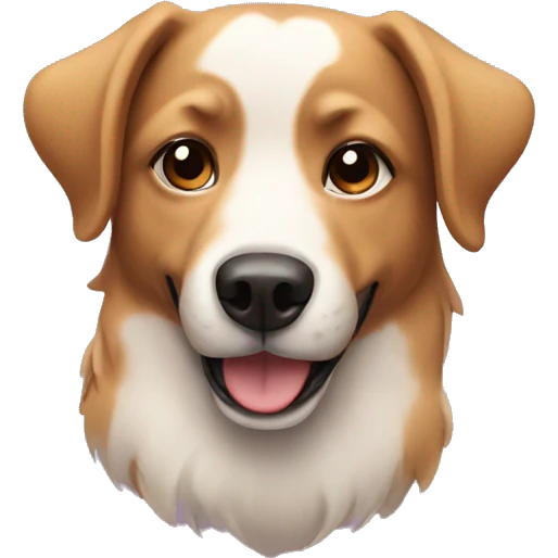 New Year's dog emoji