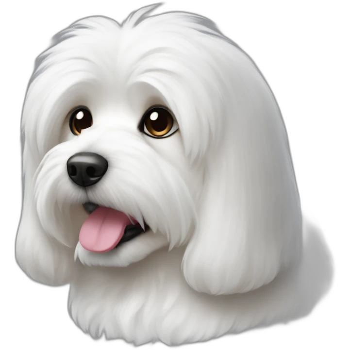 Cotón de tulear emoji