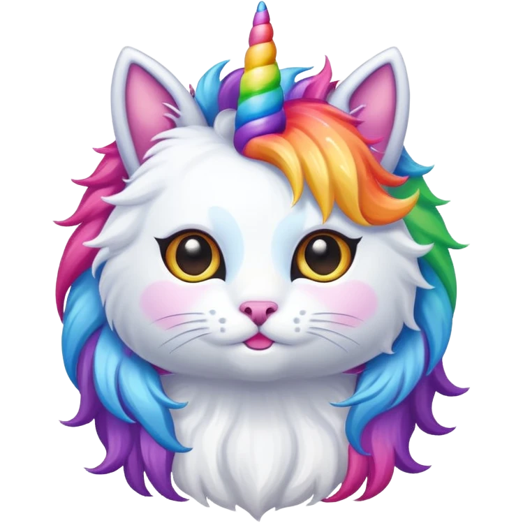 unicorn kitty emoji