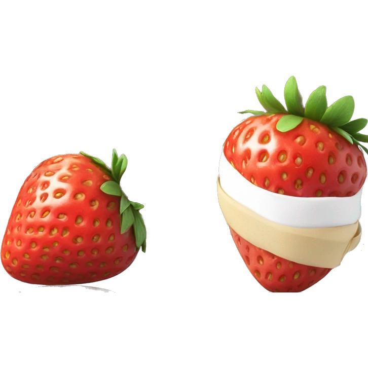 mix book and strawberry emoji