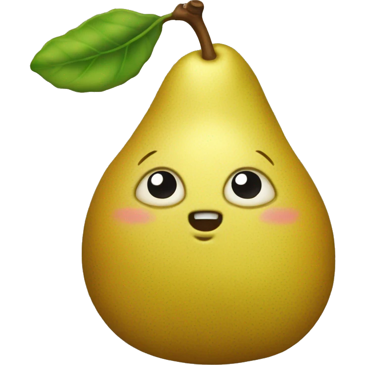 GOLDEN PEAR emoji