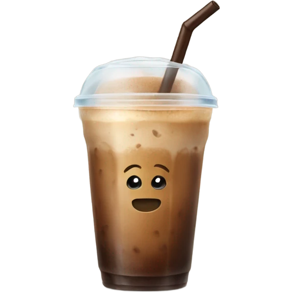 Ice coffee emoji