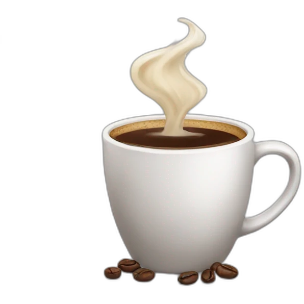 Hot coffee emoji