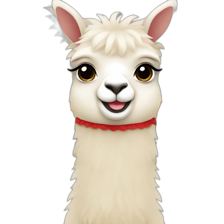 baby llama spanish flag backgrpund emoji