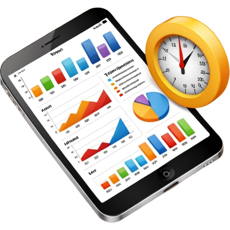 report with charts emoji