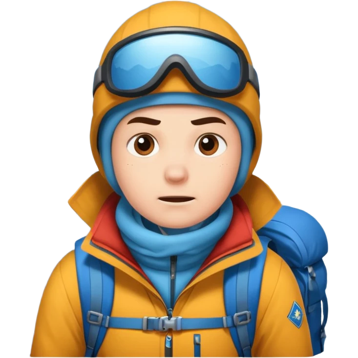 Inoxtag en haut de l’everest  emoji