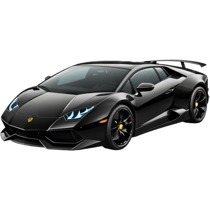 black lamborghini scion emoji