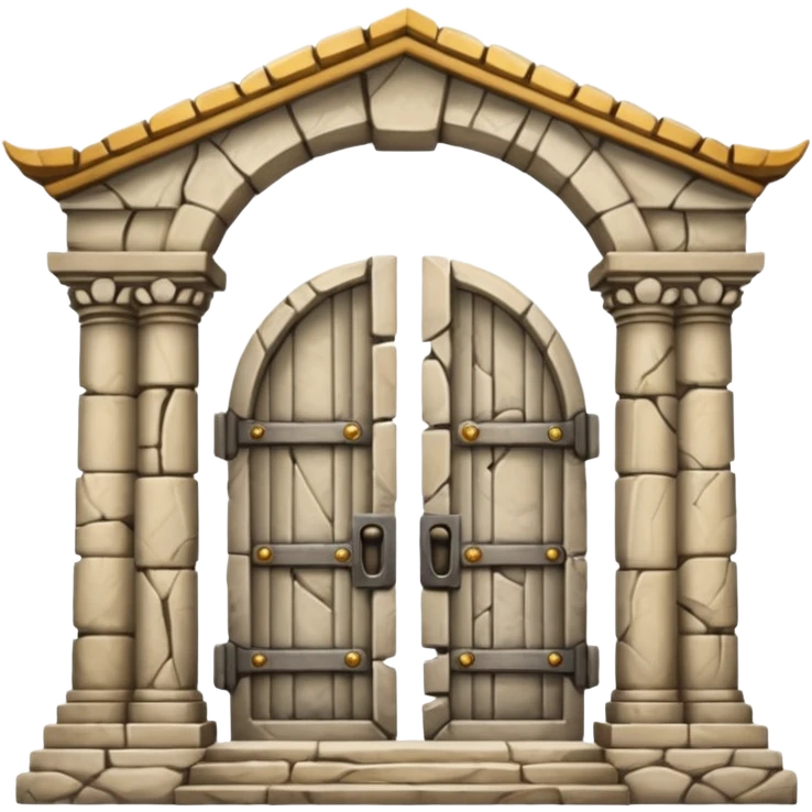 Cracked Temple Gate emoji