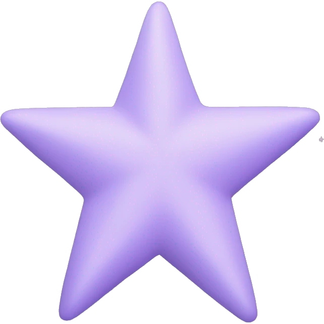 Pastel purple star emoji