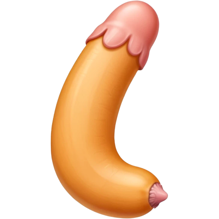 Cartoon erect Penis emoji