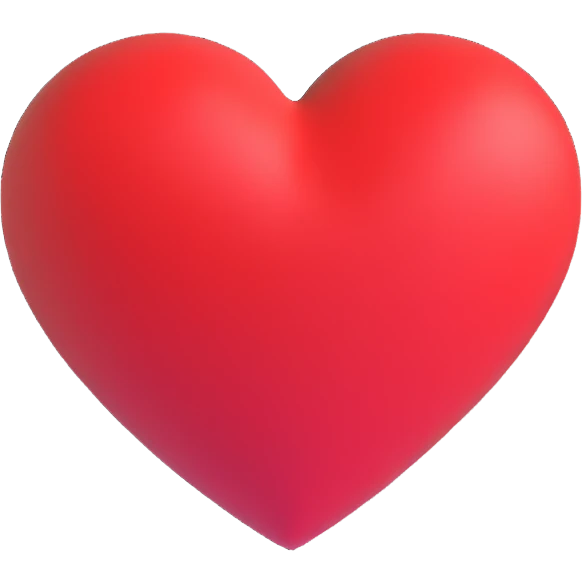 red heart emoji