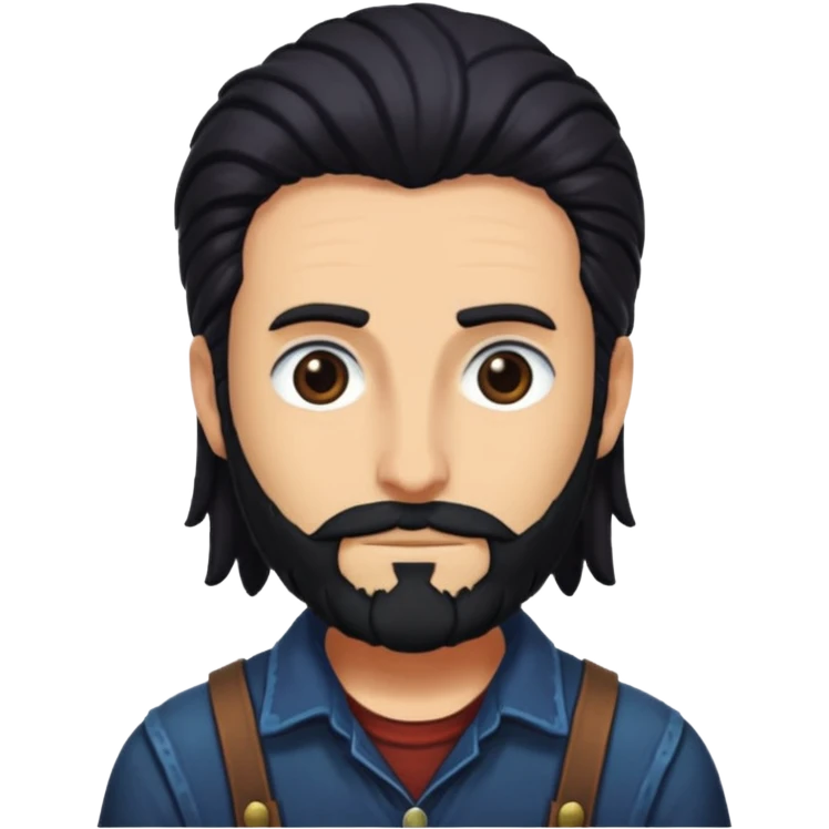 Krobus from Stardew Valley Video game little black shadow man emoji