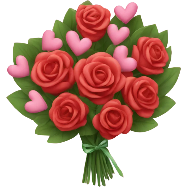 valentine flower bouquet emoji