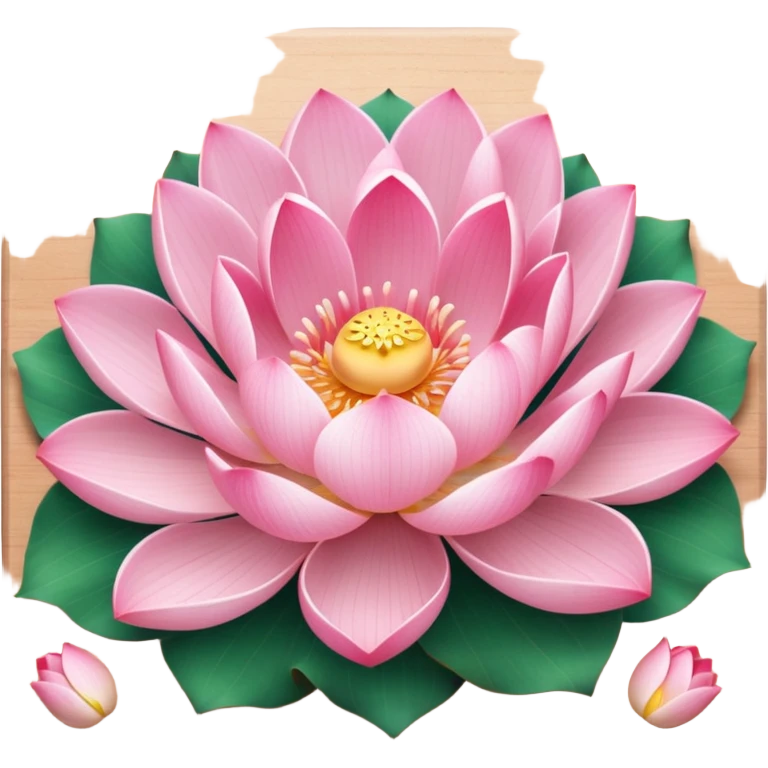 lotus flower placed on a nail board emoji