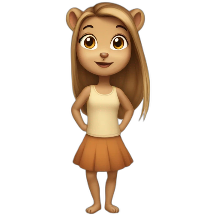 girl chipmunk emoji