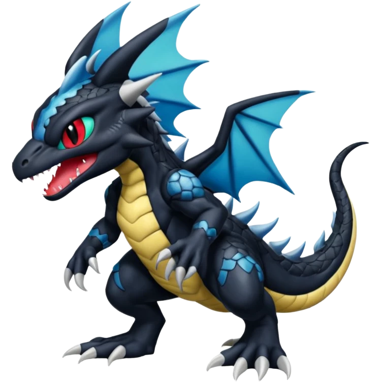 Venom-Stitch-Zekrom-Salandit-Sneasel-fusion, full body emoji