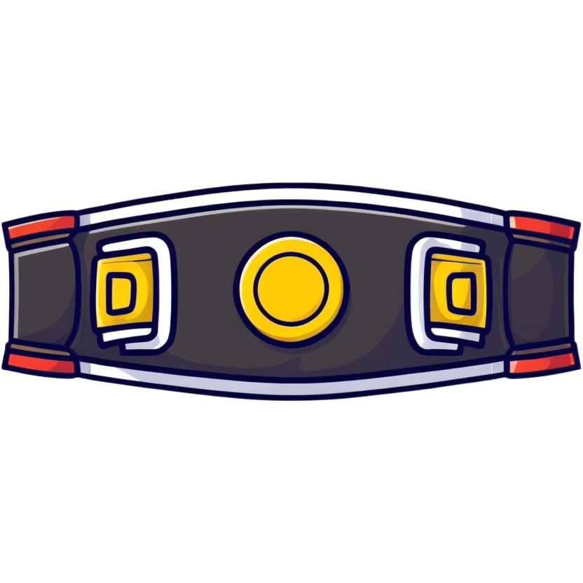 Boxing championship belt emoji