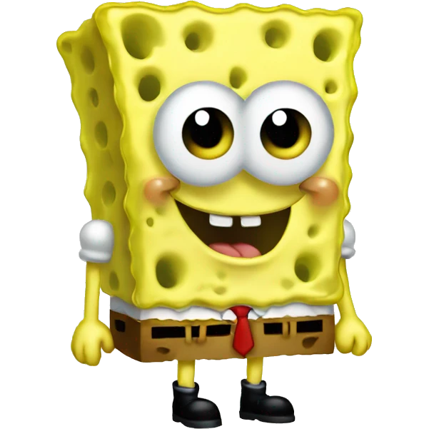 cute and smooth spongeBob emoji
