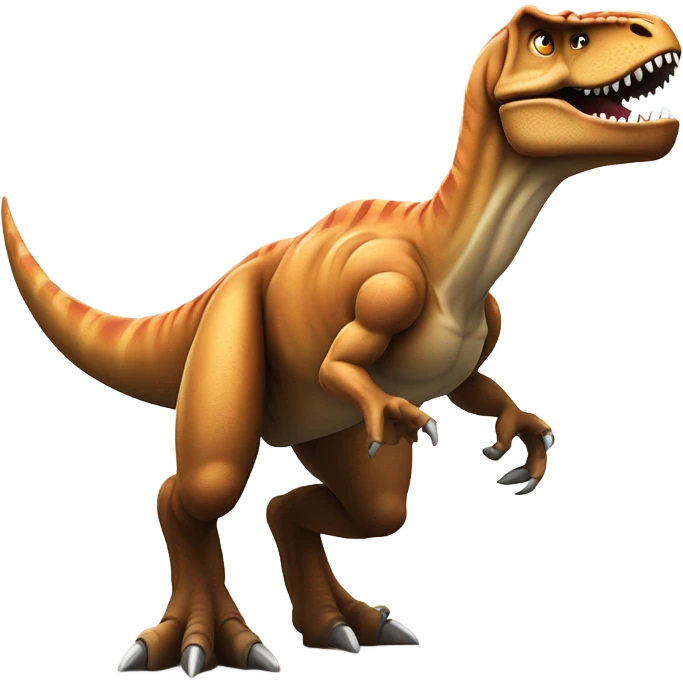 T-Rex with muscles  emoji