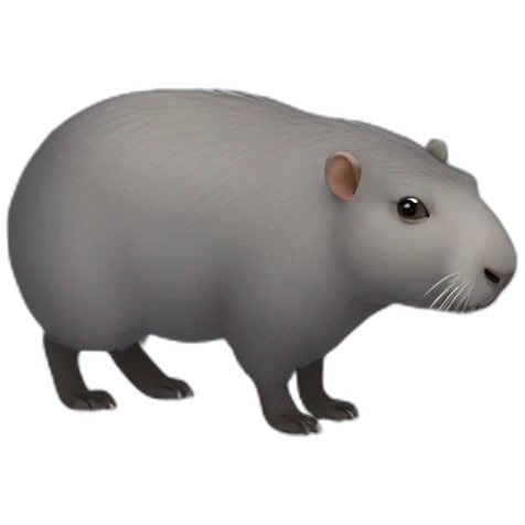 blue capybara emoji