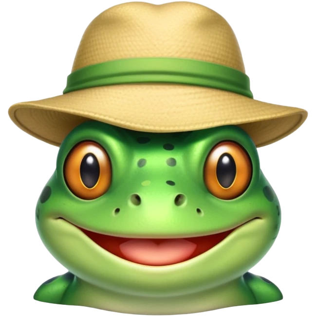 frog in a hat emoji