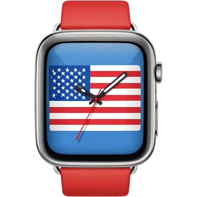 Blitan flag on the watch emoji