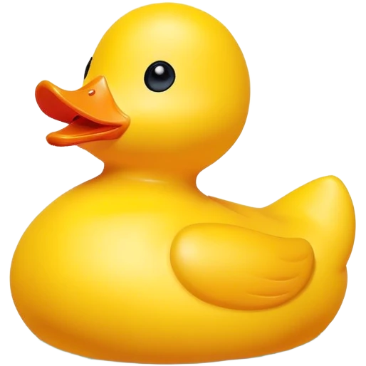 yellow rubber duck emoji