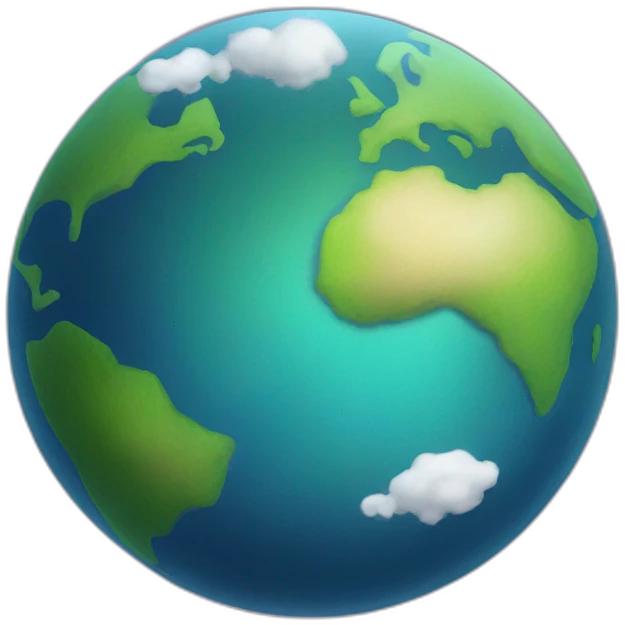 Planet Earth Crossed  emoji