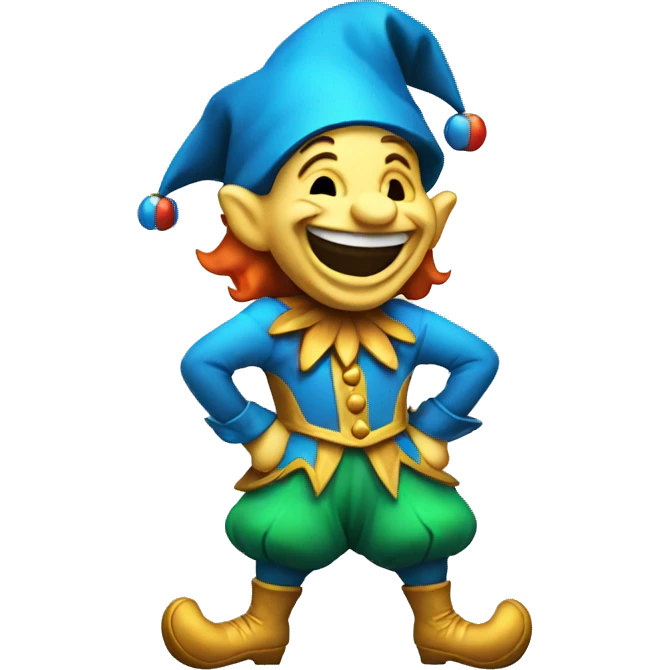 jester laughing emoji