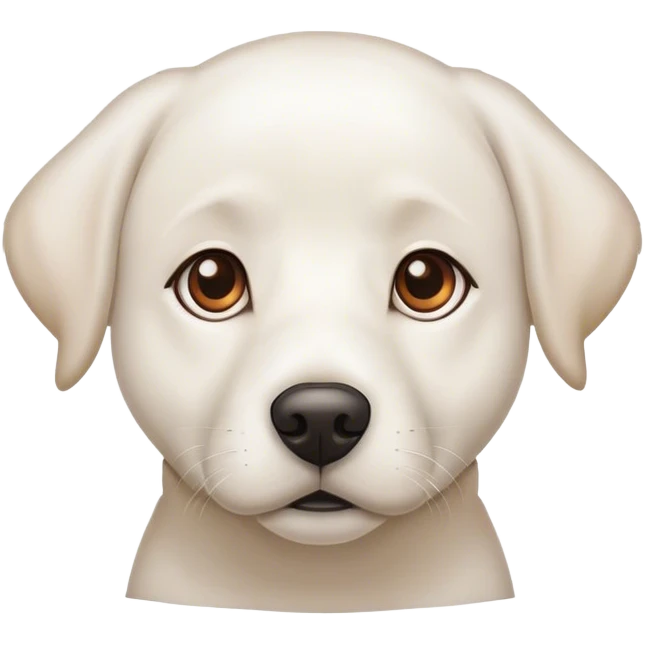 White lab dog emoji