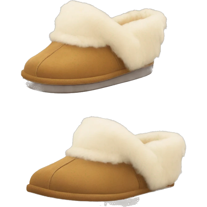 UGG taz slippers emoji