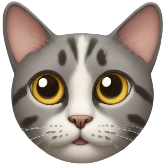 Cat with wonky eye emoji