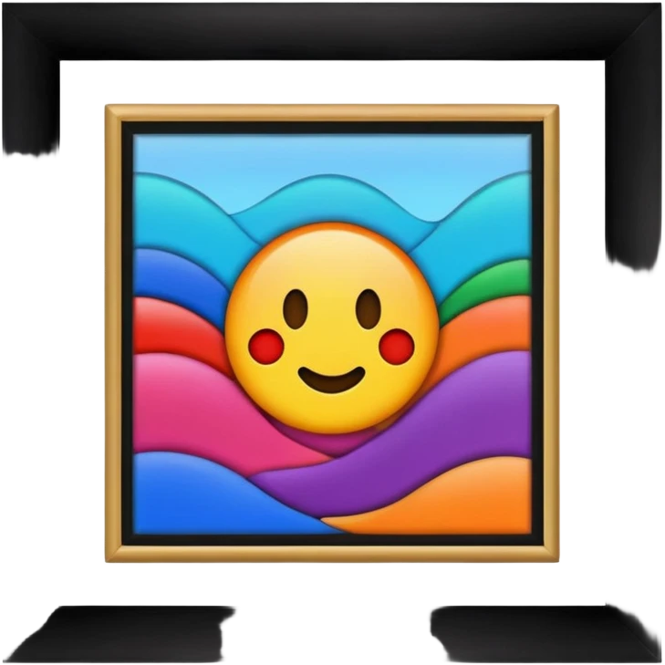 natural art in frame emoji