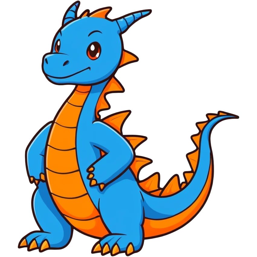 blue dragon emoji