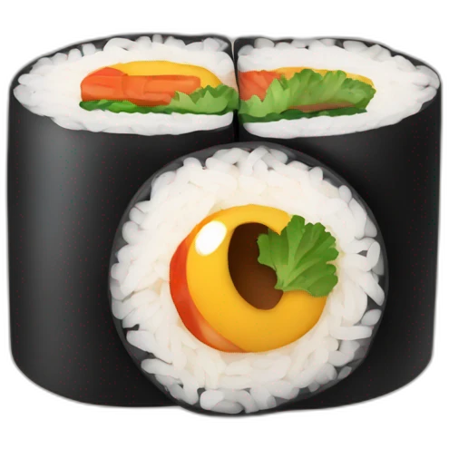 gimbap emoji